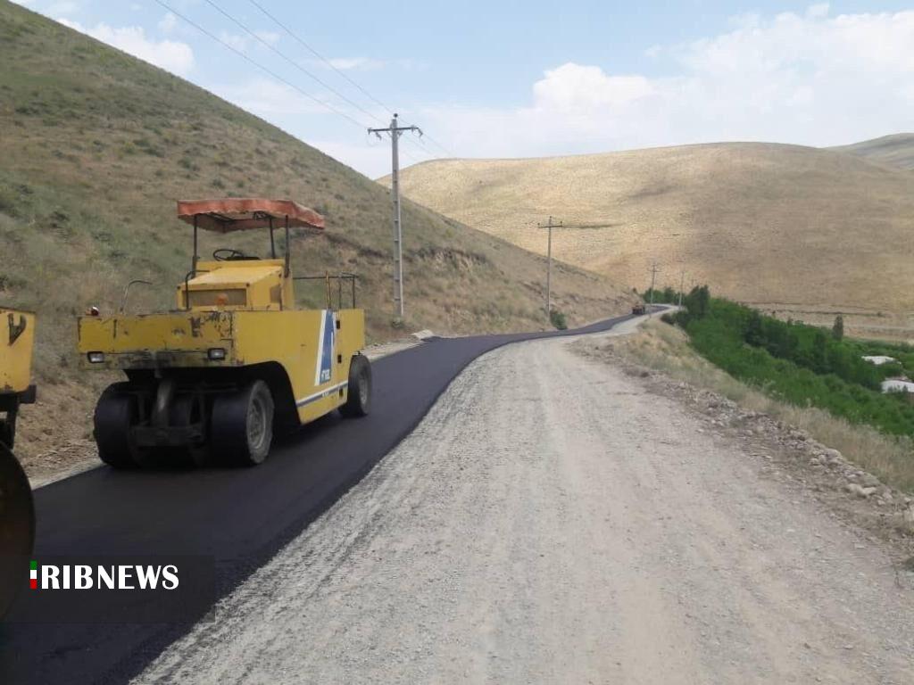 آسفالت راه ۲۲۰ خانوار روستایی در کوهدشت