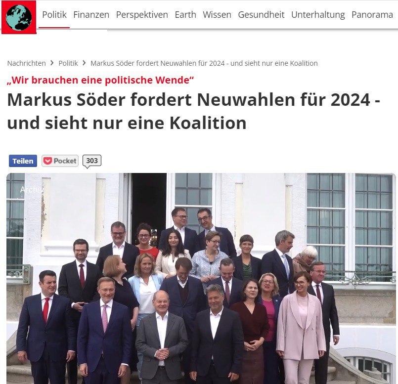 درخواست انتخابات زودهنگام در آلمان درخواست انتخابات زودهنگام در آلمان