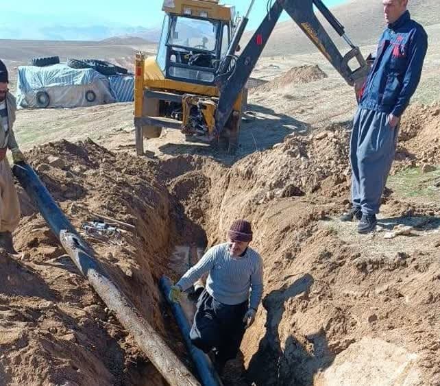 رفع انسداد خط انتقال مجتمع ۱۷ روستایی خلیفان شهرستان مهاباد