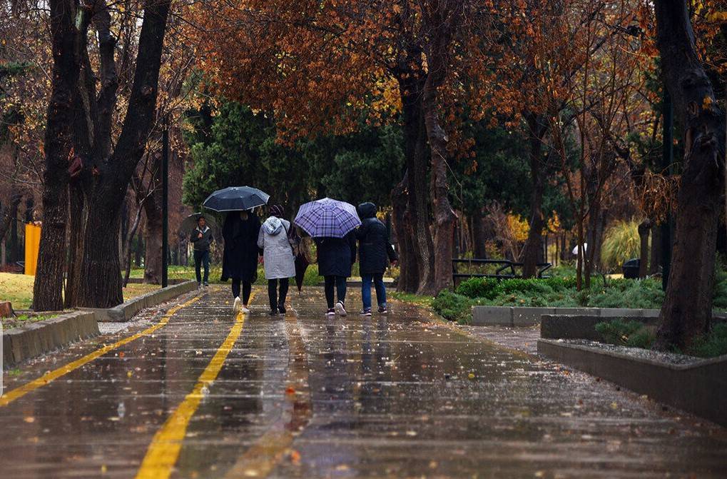 بارش باران در ۲۱ استان