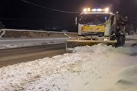 برف‌روبی بیش از ۲۱۰۰ کیلومتر توسط ۱۰۰ راهدار در محورهای استان