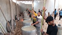 طبخ حلیم نذری در هرمز