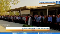 تشییع و خاکسپاری مادر شهیدان علاف بهبهانی