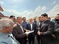 بازدید استاندار کردستان از طرح عمرانی شهرستان قروه