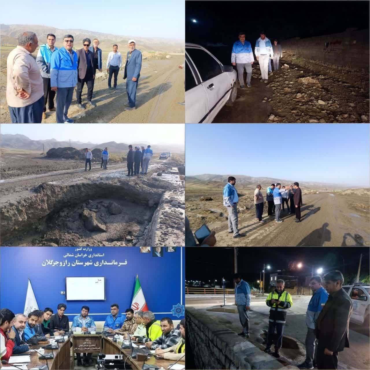 خسارت ۲۹ میلیارد تومانی سیلاب در رازو جرگلان