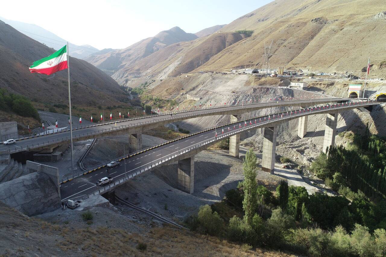 باند شرقی منطقه ۲ آزادراه تهران-شمال افتتاح شد