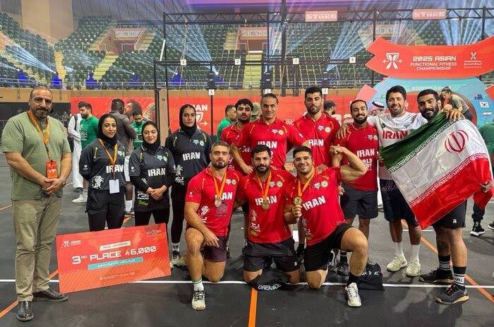 کسب نشان طلای ورزشکار کردستانی در رقابت‌های آسیایی فانکشنال فیتنس