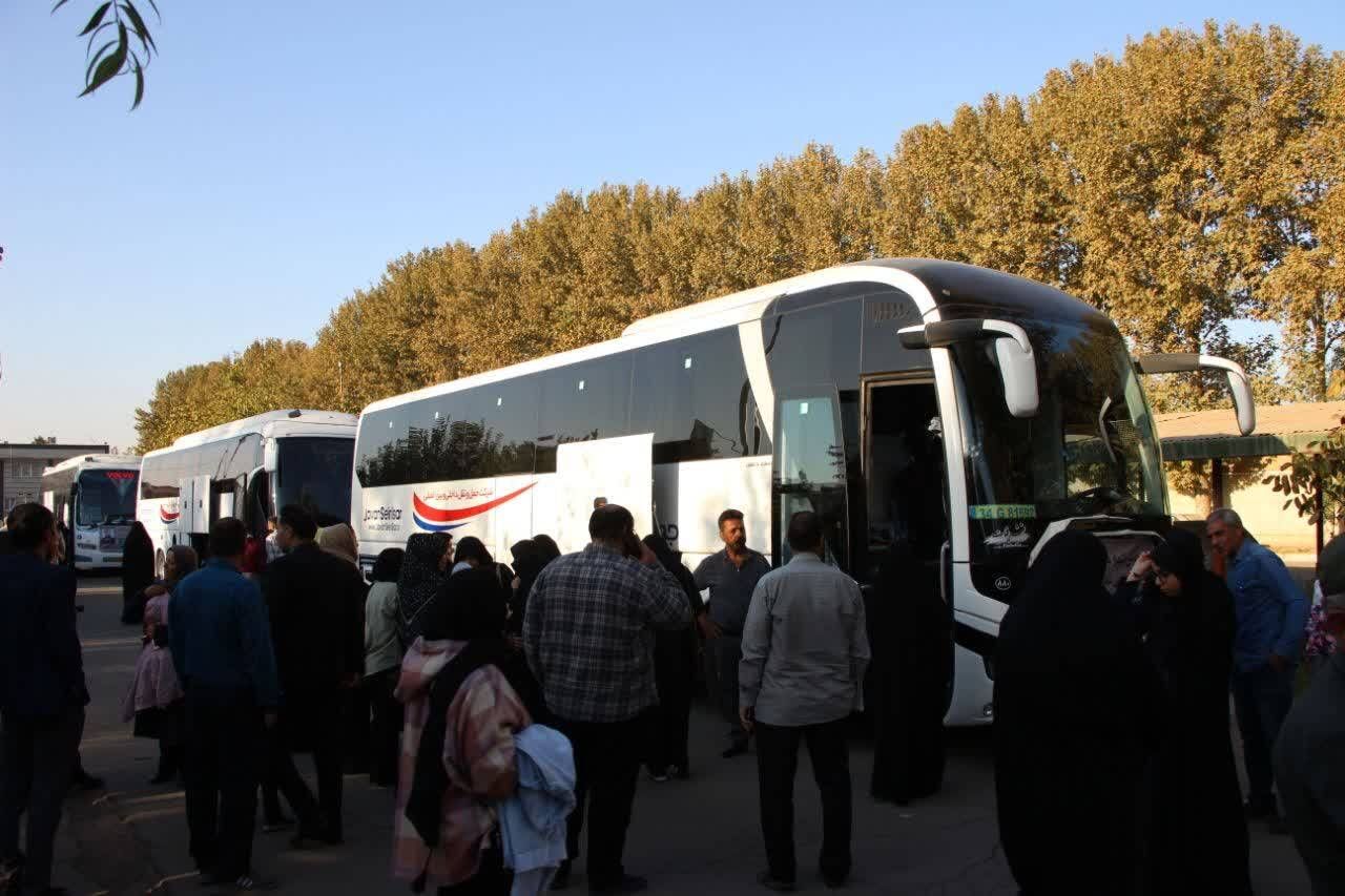 اعزام دومین گروه دانش‌آموزان ساوجبلاغ به سرزمین نور