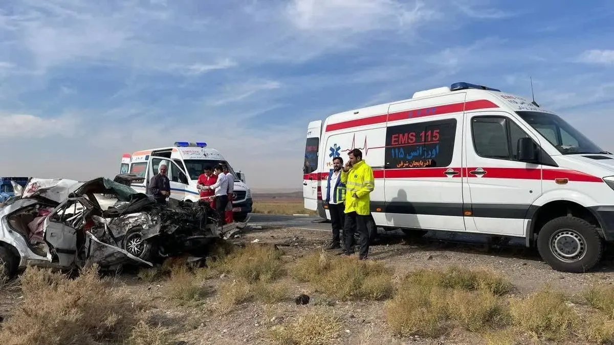 مصدوم شدن 6 نفر در تصادف زنجیره‌ای اتوبان ذوب‌آهن