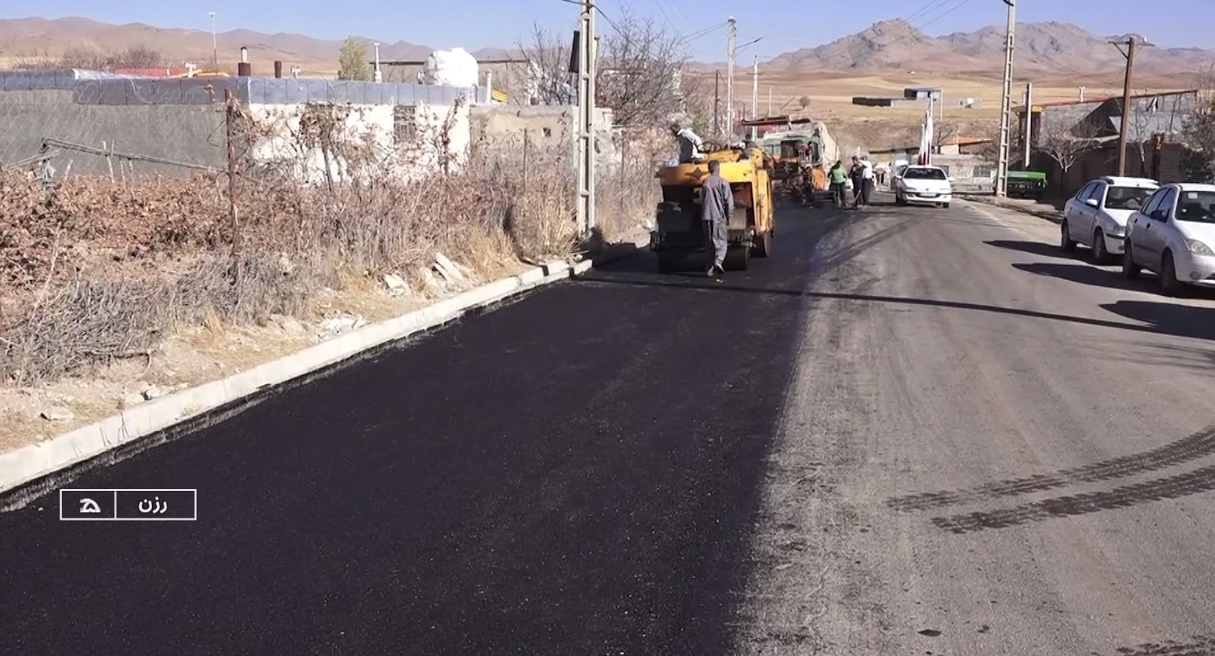 بهسازی معابر روستا‌های رزن به ۲۷ روستا رسید