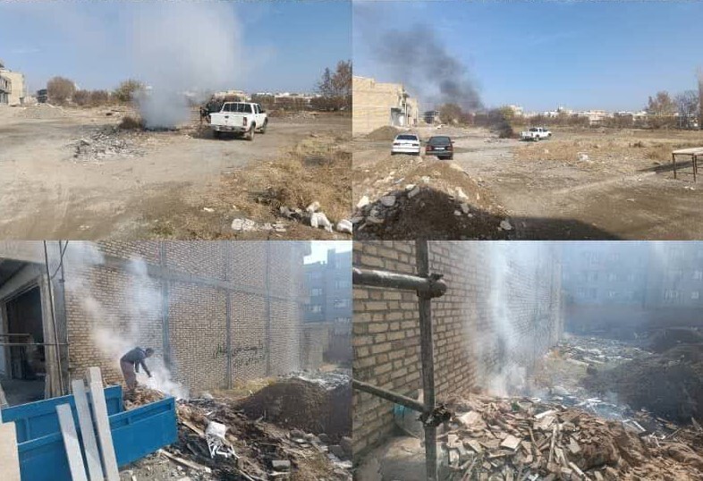 جلوگیری از پسماندسوزی در شهرستان اشنویه