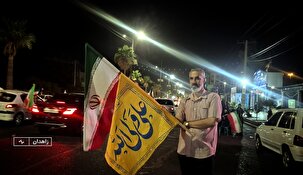 حال و هوای شب غدیر، در خیابان‌های زاهدان