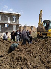 پایان تنش آبی در روستای گرازآباد روانسر با ترمیم و بازسازی خط انتقال آب به منطقه