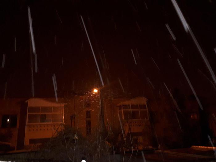 بارش برف در گلستان استان سمنان