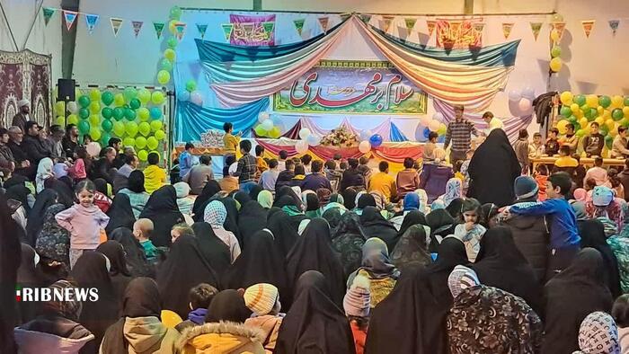 جشن میلاد امام زمان در خراسان شمالی